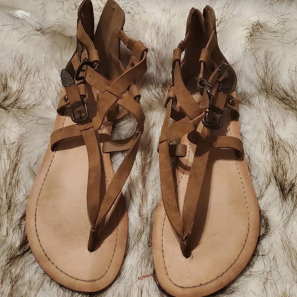 3 for $15 Guess Boho Suede Western Sandals